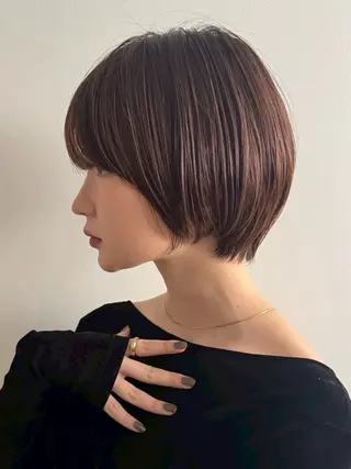 ショート カラー 髪質改善カラー ショートボブ専門のヘアスタイル
