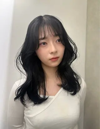 ロング 韓国ヘアメンズ・レデ ィース特化ミクのヘアスタイル