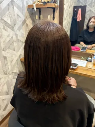 ミディアム 【髪質改善都賀】 chisatan🍊のヘアスタイル