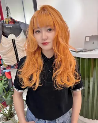 ロング カラー 梅田デザインカラー 🌈🏆ヒノキのヘアスタイル