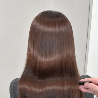 ロング 🪞髪質改善縮毛矯正 つや髪🪞銀座あおのヘアスタイル