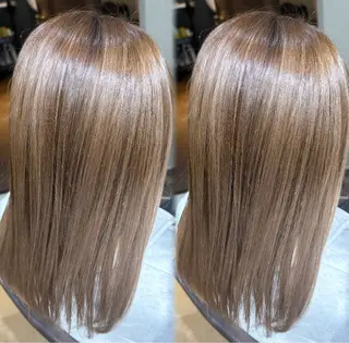ミディアム カラー ⠀ 流菜のヘアスタイル