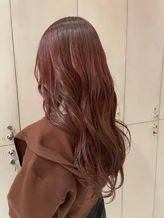 ロング カラー 吉祥寺Yuuka韓国 ハイトーンカラー🎀のヘアスタイル