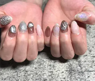 ショート カラー キッズ ネイル 2DY NAIL SALONのネイルデザイン
