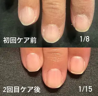ネイル 地爪育成💅 kanaoanailのネイルデザイン