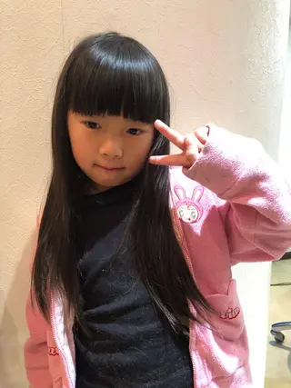 ロング 色タイプ診断 ❤️Umi❤️のヘアスタイル