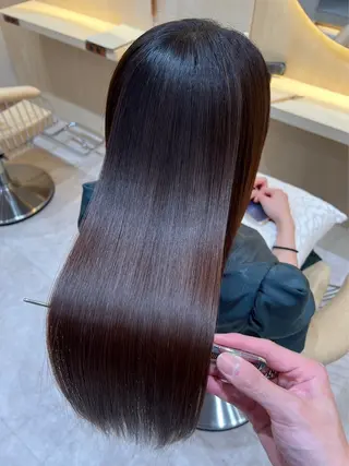 ロング 透明感/艶髪/ 松葉晃明のヘアスタイル