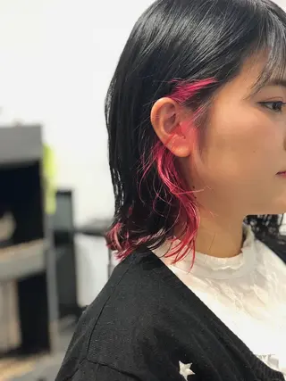 ミディアム 中野 恵脩のヘアスタイル