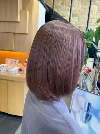 ミディアム カラー ヘアアレンジ TSUNA 🌙 Lim 五反田のマツエク・マツパデザイン