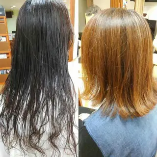 ミディアム 野末 美穂のヘアスタイル