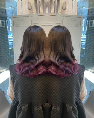 ロング カラー 🩵レイヤー✖︎ 髪質改善🩵リョウヤのヘアスタイル