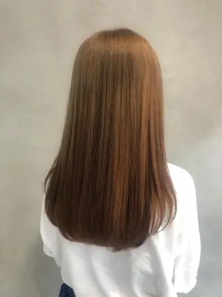 セミロング カラー ヘアアレンジ TOKI /透明感/原宿のヘアスタイル