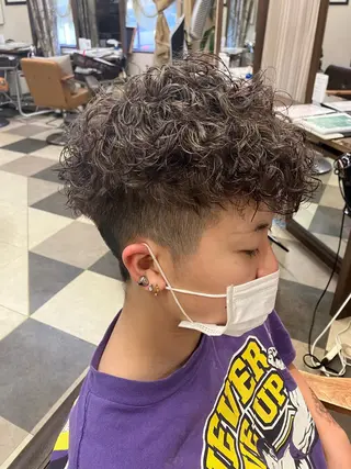 ショート 阿部 雲母のヘアスタイル