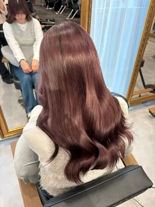 ロング カラー ピンクカラーアレンジ 🩷AYANA🩷のヘアスタイル