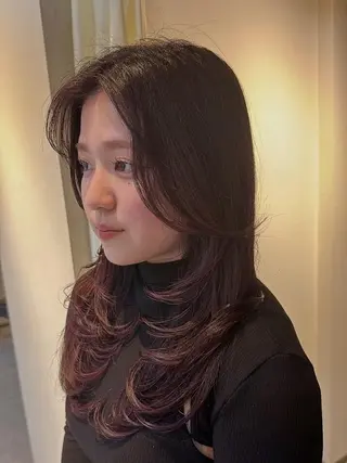 カラー ロング N°sopo 札幌大通のヘアスタイル