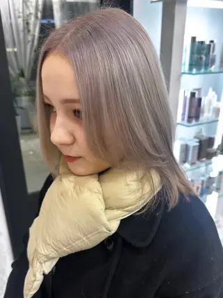 カラー 長谷川 愛花のヘアスタイル