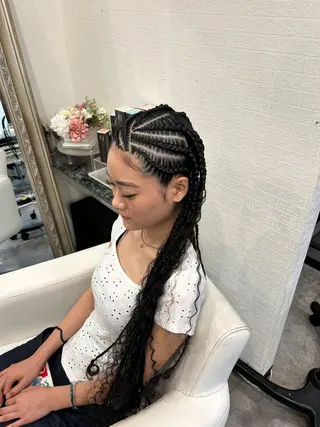 ロング ☆*:.｡ みさ🐆🌿･:*のヘアスタイル