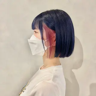 ショート カラー 髪質改善/縮毛矯正/ 艶カラー🦢川上葵のヘアスタイル