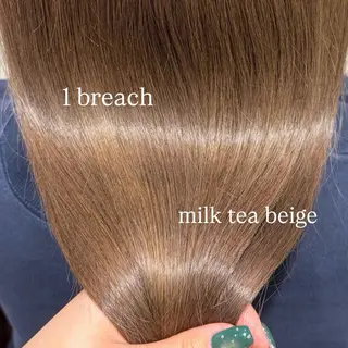 カラー 淡色┊︎ナチュラル 🧁奈那美🧁*.゜のヘアスタイル