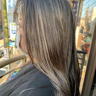 ロング カラー enx天王町店 伊藤 愛央のヘアスタイル
