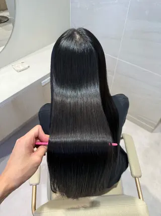 ロング カラー 透明感カラー🌿 グレージュ🐺陽介のヘアスタイル