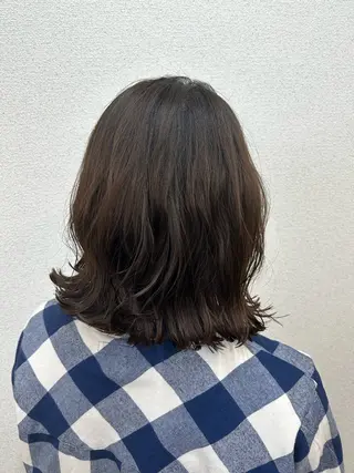 パーマ 網代 志帆のヘアスタイル