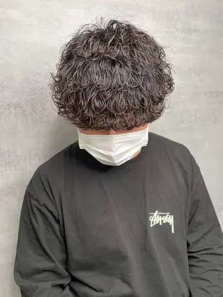パーマ メンズ 静岡 / 毛流れ特化 /下居真大のヘアスタイル