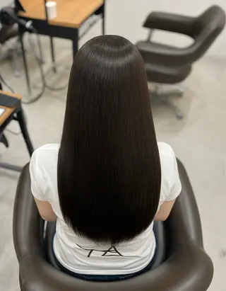 ロング カラー ヘアアレンジ HARBOR ゆづきのヘアスタイル