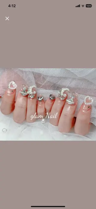 ネイル rina 💖長さ出し専門の店のネイルデザイン