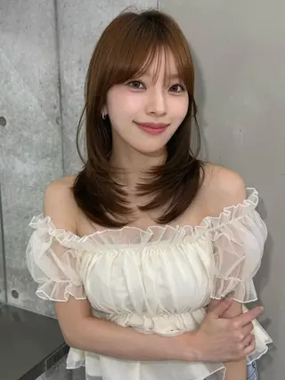 ミディアム GLROW 大宮 ANNEXのヘアスタイル