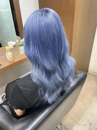 カラー yasuハイトーン/ デザインカラーのヘアスタイル