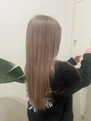 ロング カラー ブリーチカラー特化 梅田中崎町/あかりのヘアスタイル
