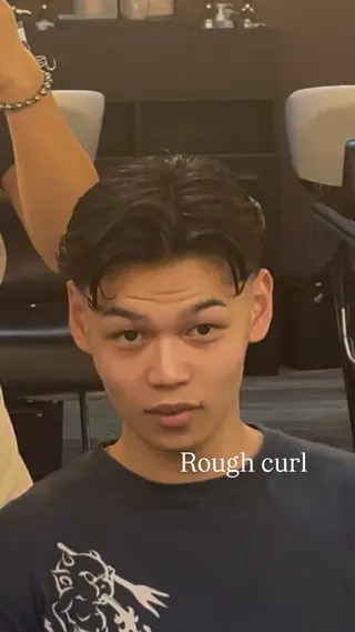 ショート パーマ メンズ 海外風メンズ🇺🇸 💈N.Yuto💈のヘアスタイル