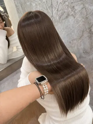ロング カラー 💎あおい💎大宮 🦋ワンカラー🦋のヘアスタイル