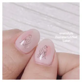 ショート ネイル 🐾enen style 🐾のネイルデザイン
