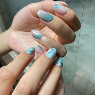 ネイル ˖ ࣪⊹ 結音‧⁺ ⊹.のネイルデザイン
