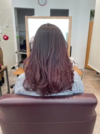 ロング カラー HAREru. モデル募集【戸塚】のヘアスタイル