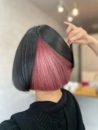 ミディアム カラー BOTABIUM nanamiのヘアスタイル