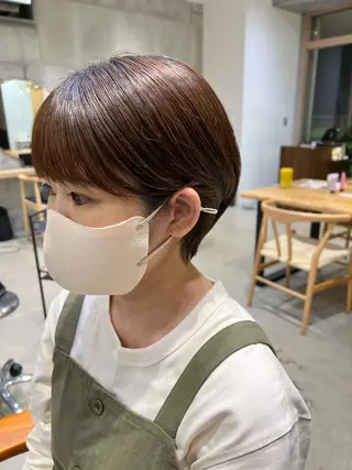 ショート anhelo髪質改善 メテオ髪質改善名駅のヘアスタイル