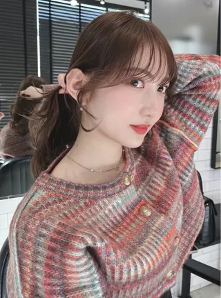 ミディアム カラー 🌫️大人韓国ヘア 🌫️naoyaのヘアスタイル