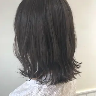 ミディアム カラー マツエク・マツパ 横浜Bob美容師🤎 ERINAのヘアスタイル
