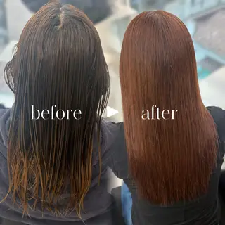 セミロング カラー 💎あおい💎大宮 🦋ワンカラー🦋のヘアスタイル