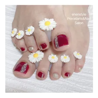 ミディアム ネイル 🐾enen style 🐾のネイルデザイン