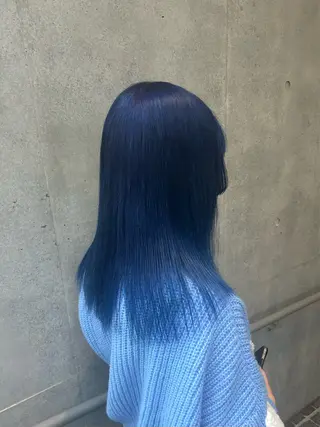 セミロング カラー 韓国レイヤー kira🌛のヘアスタイル