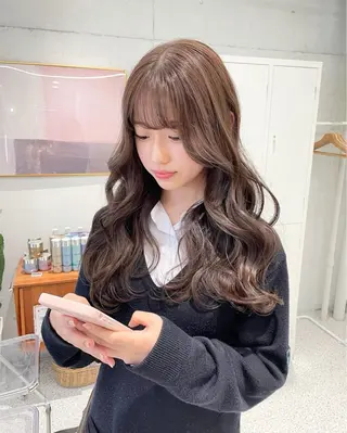 セミロング カラー 【eimee】 店長✂️TAKUMAのヘアスタイル