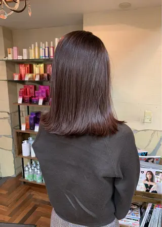 ミディアム カラー 矢野 晃平のヘアスタイル