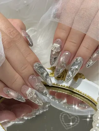 ロング Babel kazukiのネイルデザイン