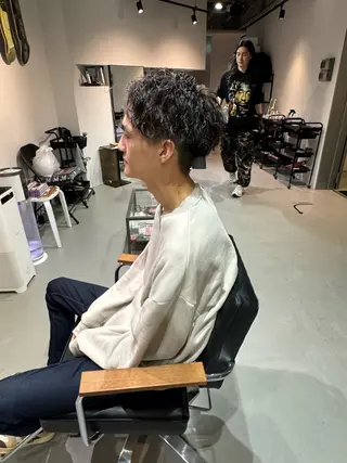 ショート パーマ メンズ Mizuki Yajimaのヘアスタイル