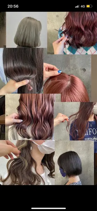 ロング カラー もりたみかこ 美容師お休み中のヘアスタイル