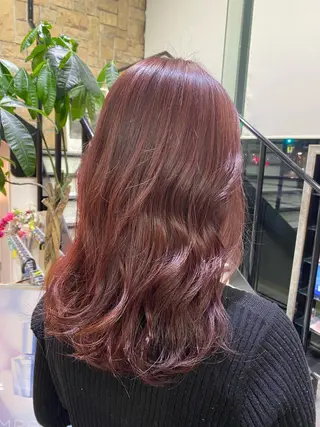 ロング カラー ヘアアレンジ TSUNA 🌙 Lim 五反田のマツエク・マツパデザイン